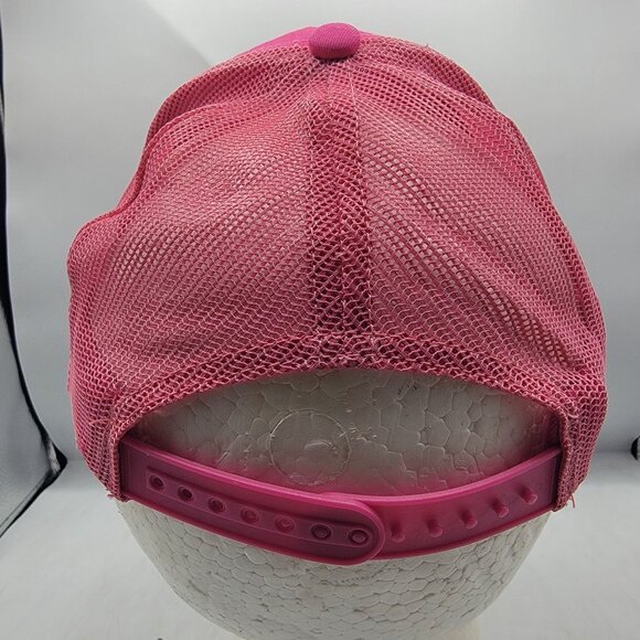 Bass Pro Shops Pink Trucker Hat Mesh Snapback Cap One Size Fits Most OSFM - Picture 3 of 10